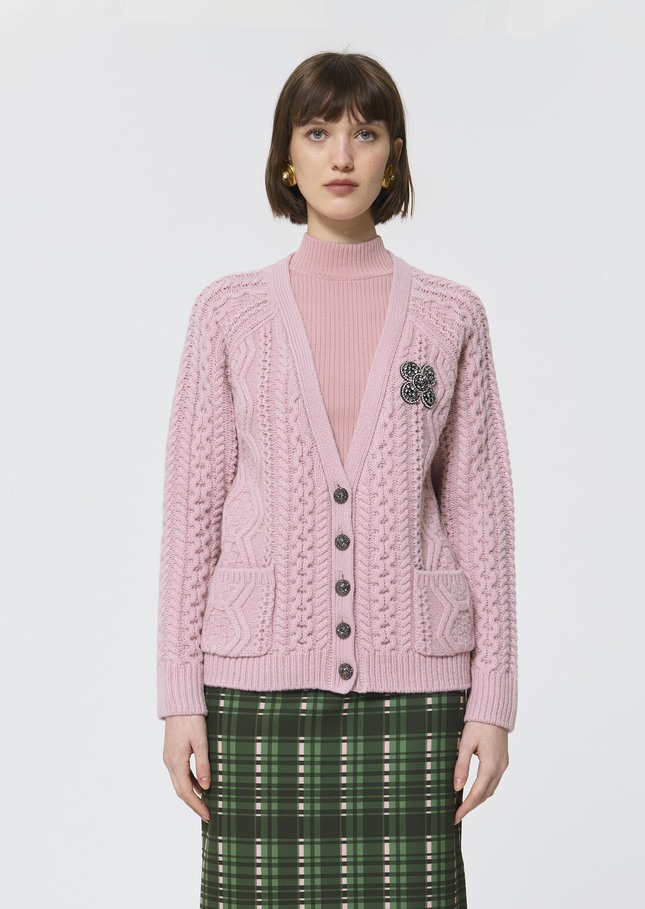 Greg Vest pale pink wool Blush TARA JARMON
