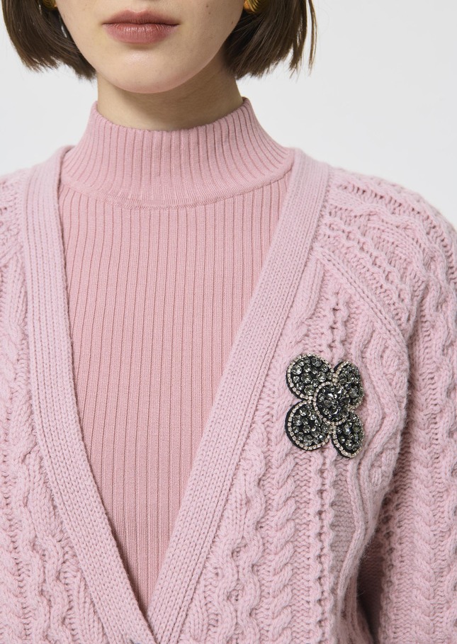 Greg Vest pale pink wool Blush TARA JARMON