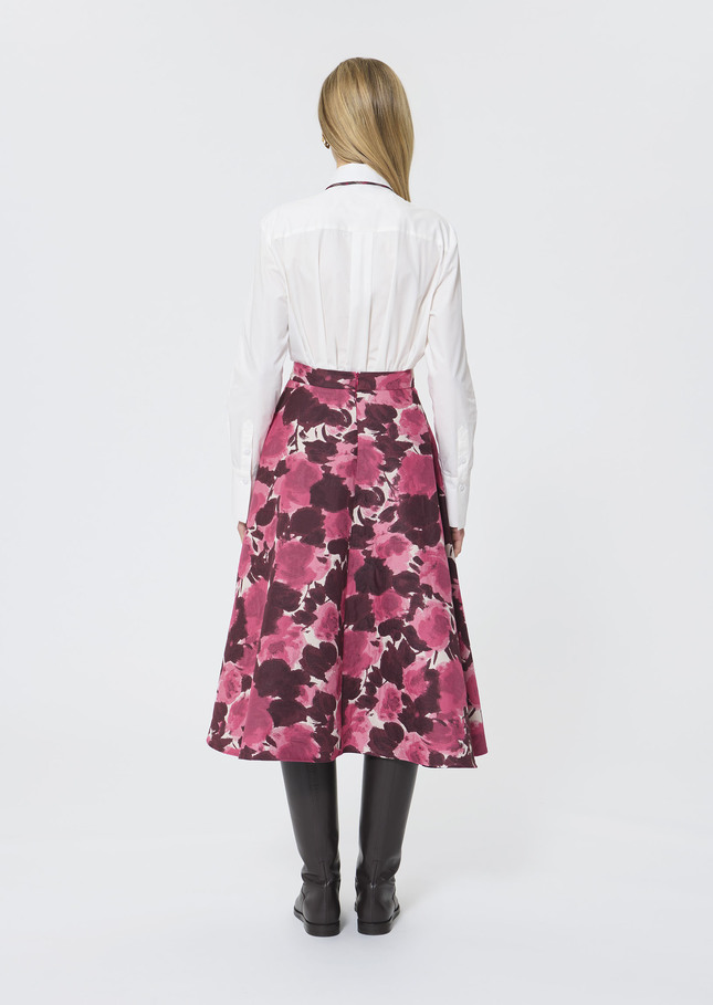 Joe Skirt ecru floral print Craie TARA JARMON