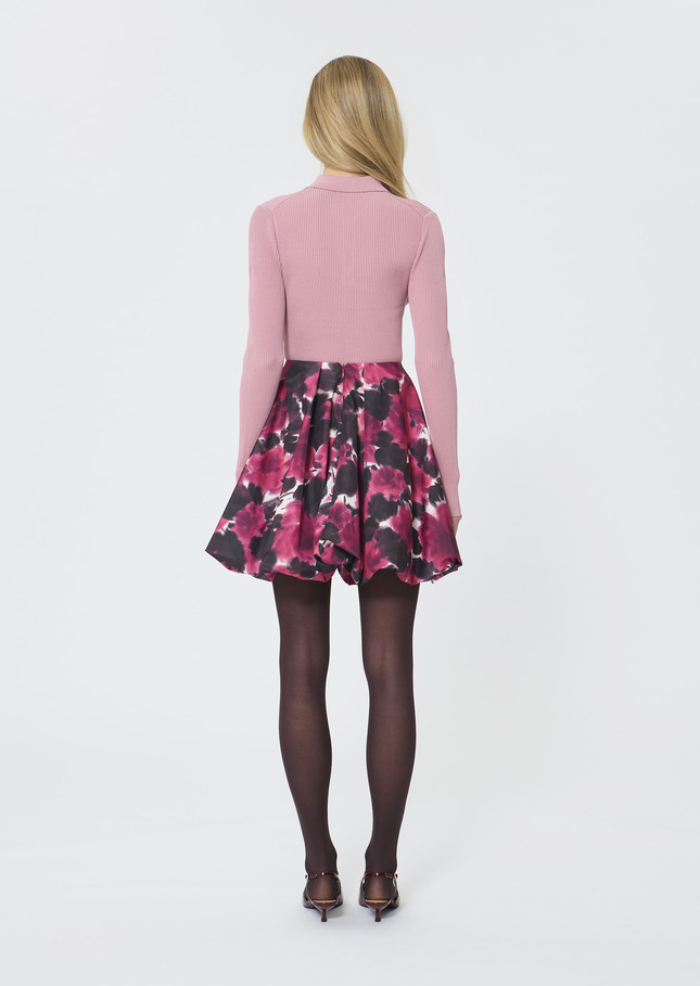 Joane skirt ecru floral print Craie TARA JARMON