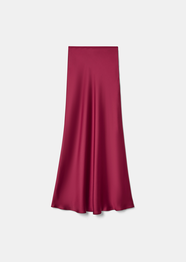 Jesta skirt red satin Garnet TARA JARMON