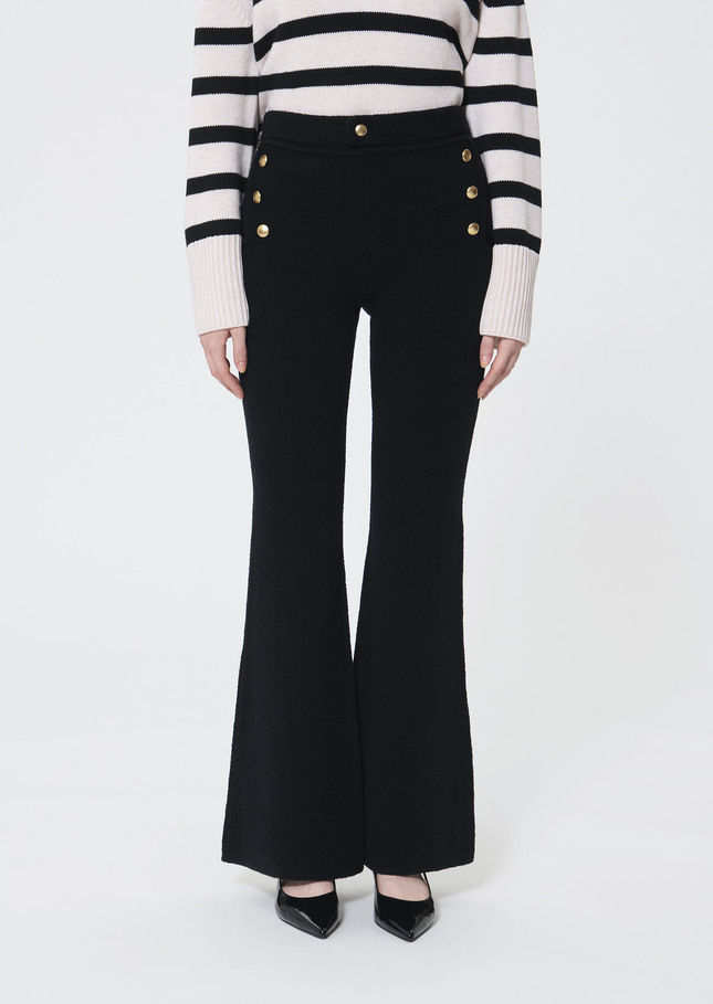 Palomino Pants black bouclé wool Black TARA JARMON