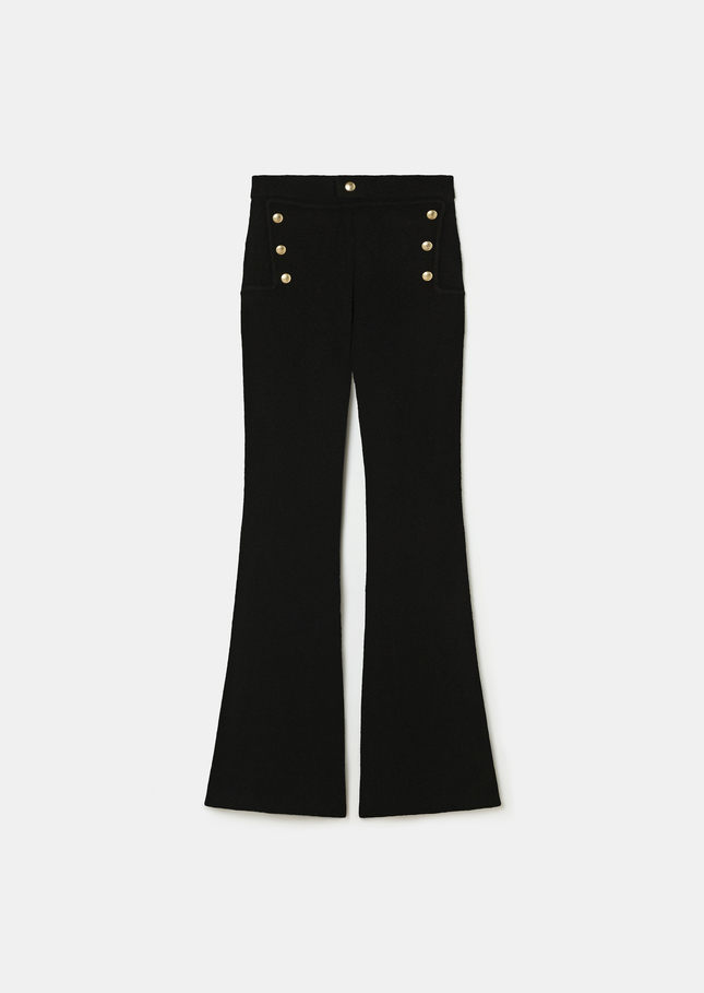 Palomino Pants black bouclé wool Black TARA JARMON