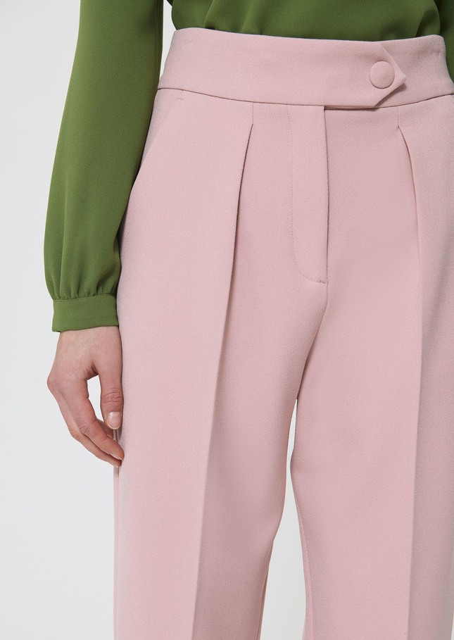 Paaso Pants pale pink crepe Blush TARA JARMON