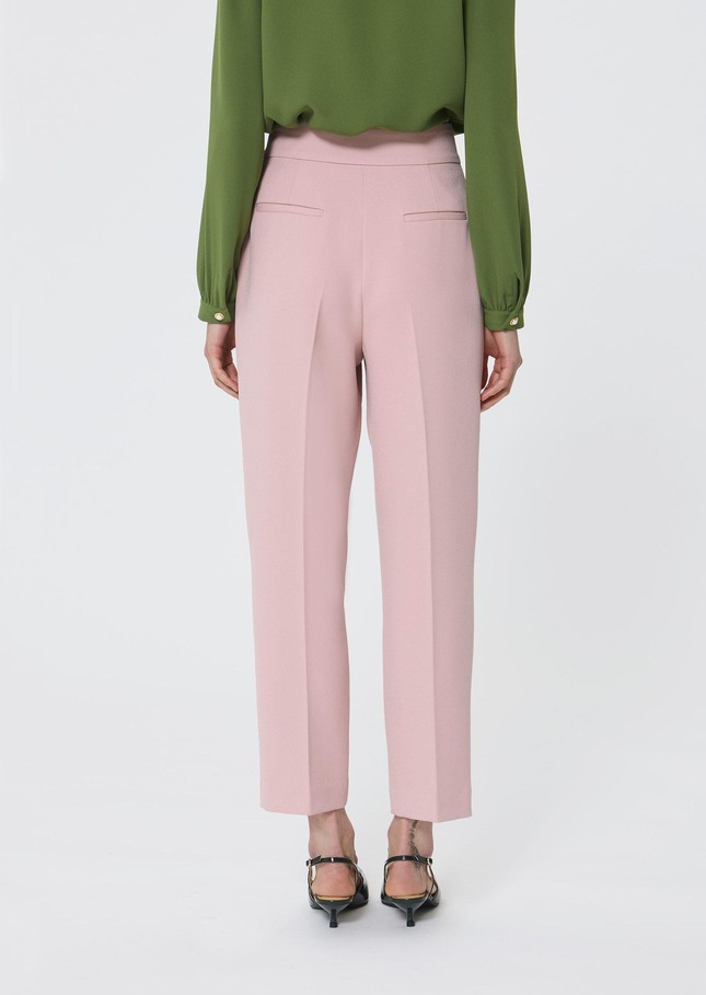 Paaso Pants pale pink crepe Blush TARA JARMON