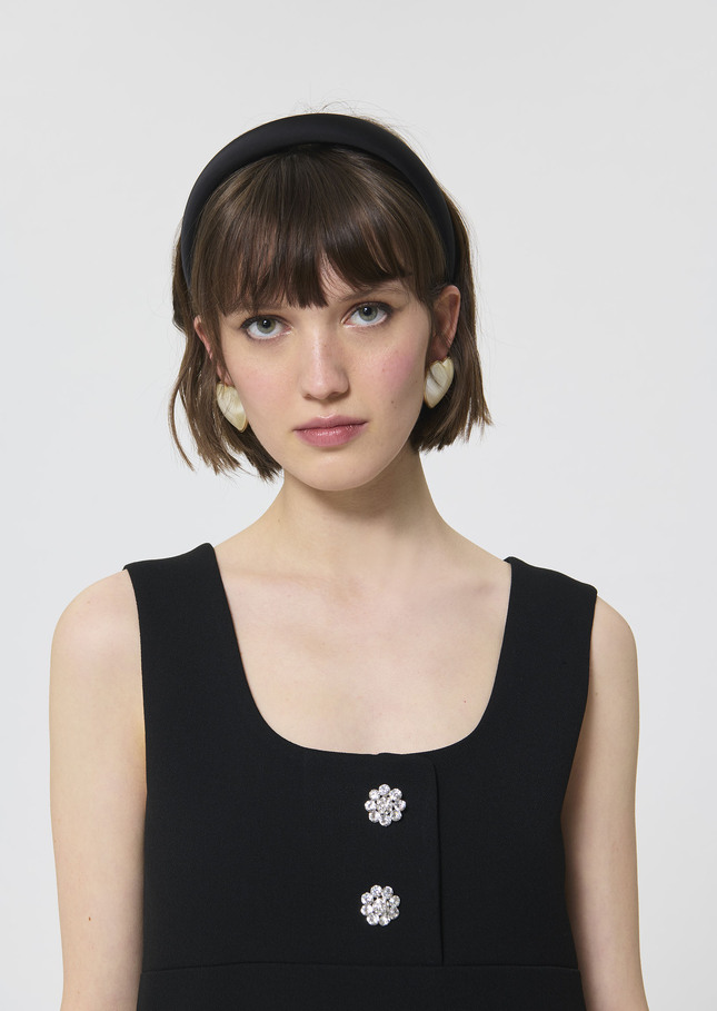 Riley Dress black crepe Black TARA JARMON