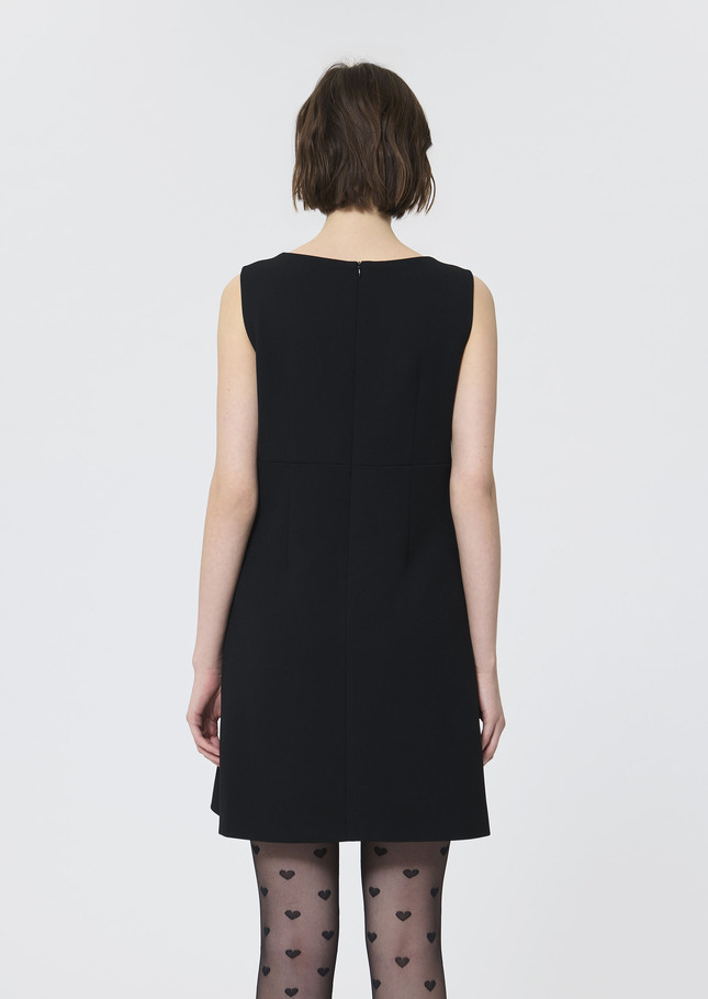 Riley Dress black crepe Black TARA JARMON