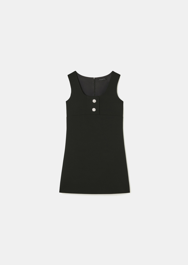 Riley Dress black crepe Black TARA JARMON