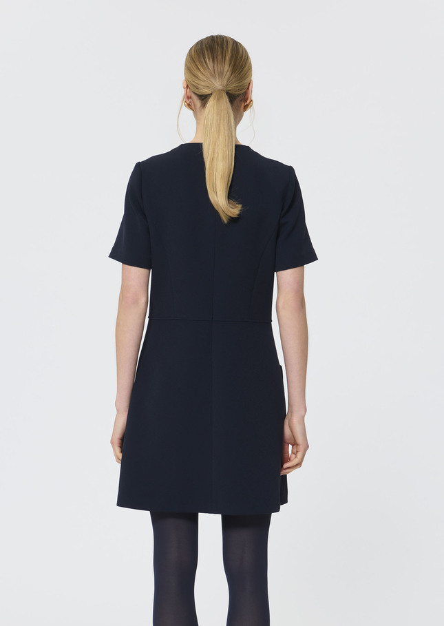 Rosella dress midnight blue crepe Night TARA JARMON