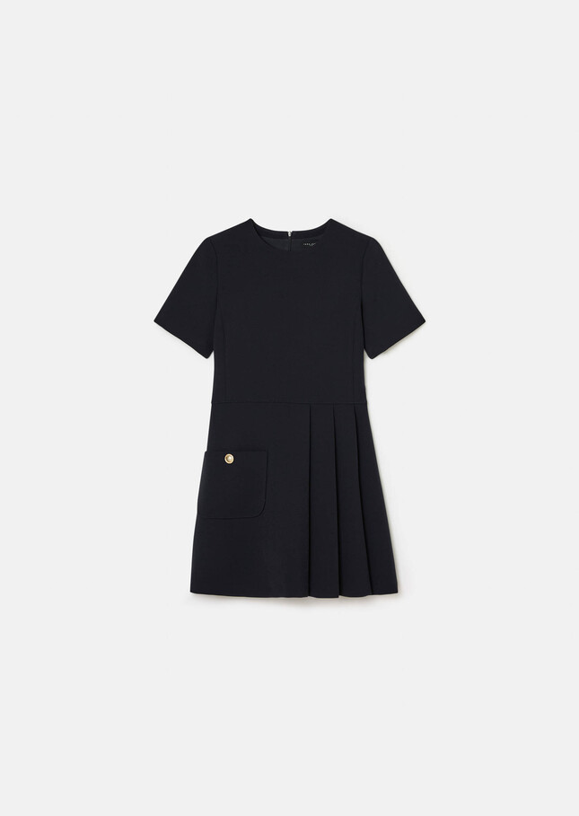 Rosella dress midnight blue crepe Night TARA JARMON