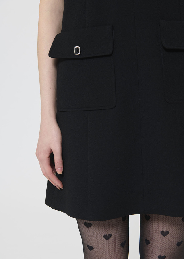 Roanne dress black crepe Black TARA JARMON