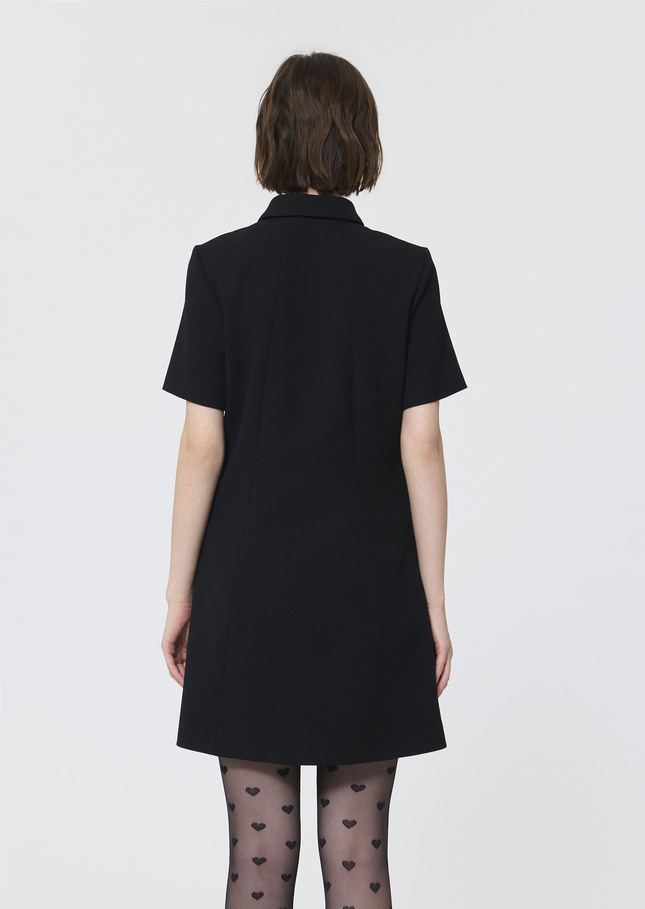 Roanne dress black crepe Black TARA JARMON