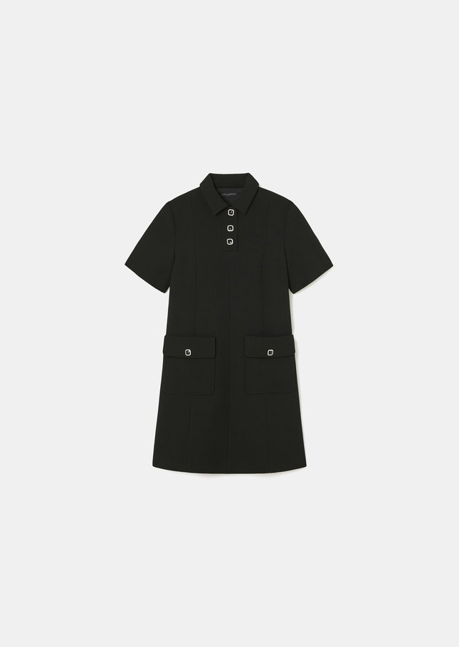 Roanne dress black crepe Black TARA JARMON