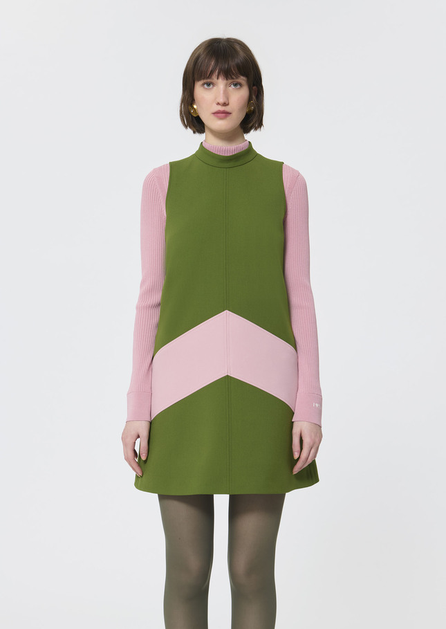 Respect Dress green double canvas Cactus TARA JARMON