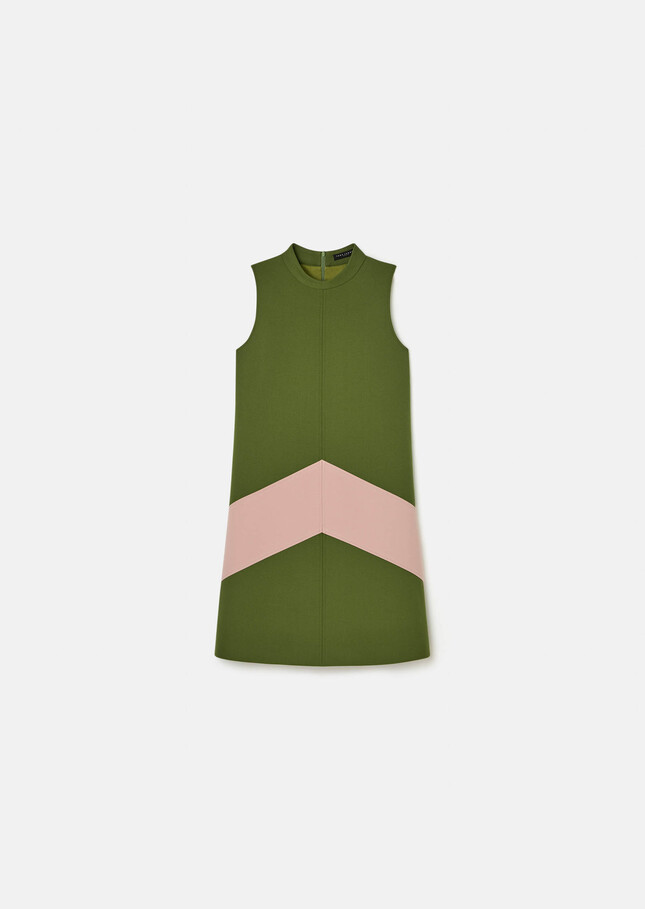 Respect Dress green double canvas Cactus TARA JARMON
