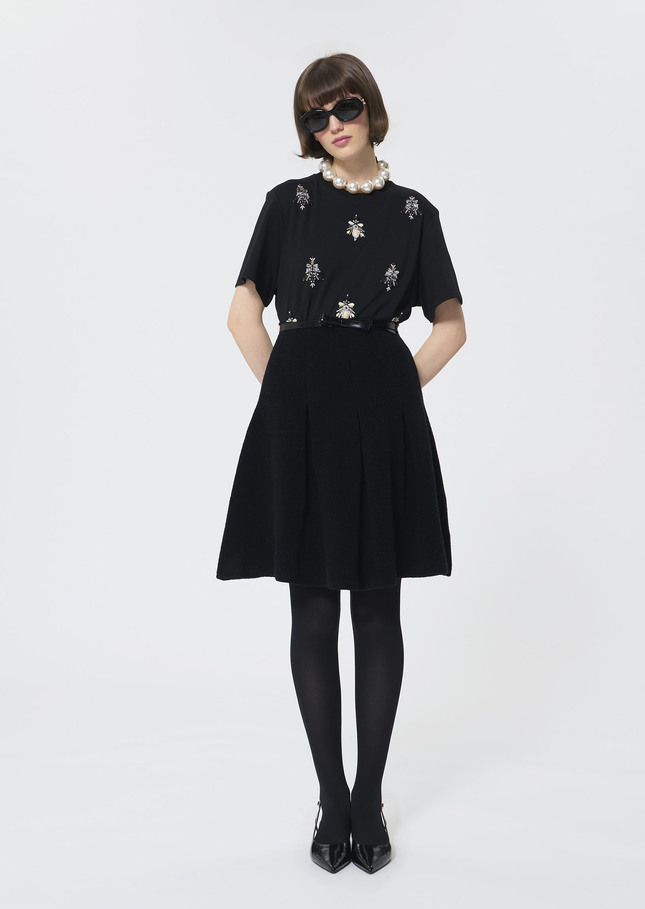 Tarabee T-Shirt black cotton Black TARA JARMON