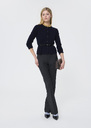 Guido vest midnight blue merino and alpaca wool Blush, Lemon yellow, Night TARA JARMON