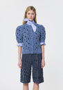 Georges vest midnight blue buttoned knit Night TARA JARMON