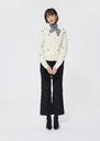 Guy Vest ecru wool with a cashmere feel Off-white TARA JARMON