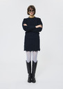 Jasba Skirt midnight blue wool Night TARA JARMON