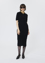 Janna skirt black brushed alpaca Black, Green TARA JARMON