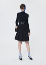 Jeanne skirt midnight blue in cold wool Night TARA JARMON