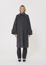 Mahe Coat double-sided grey wool Blush, Grey TARA JARMON