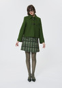 Manoel Coat green woolen cloth Black, Cactus, Horizon TARA JARMON
