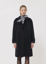 Maeline coat black double-sided wool Black TARA JARMON