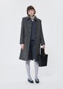 Manola Coat grey woolen cloth Garnet, Grey TARA JARMON