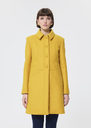 Madeline coat lemon yellow woolen cloth Black, Garnet, Lemon yellow TARA JARMON