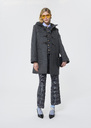 Manoelli Coat grey woolen cloth Grey TARA JARMON