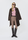 Paxton trousers beige double canvas Grey, Taupe color TARA JARMON