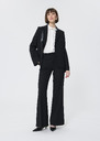 Patrice trousers black cold wool Black, Garnet TARA JARMON