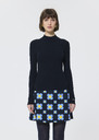 Prudie sweater midnight blue extra-fine ribbed knit Blush, Night, Off-white, Vert anglais TARA JARMON