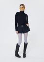 Palia sweater midnight blue merino and alpaca wool Blush, Lemon yellow, Night TARA JARMON