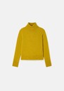 Palia sweater lemon yellow merino and alpaca wool Blush, Lemon yellow, Night TARA JARMON