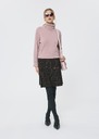 Palia sweater pale pink merino and alpaca wool Blush, Lemon yellow, Night TARA JARMON