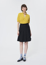 Panpi sweater lemon yellow wool Horizon, Lemon yellow TARA JARMON