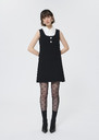 Riley Dress black crepe Black TARA JARMON
