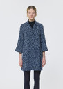 Robe Ross midnight blue with mini heart print Cactus, Garnet, Green, Lemon yellow, Night TARA JARMON