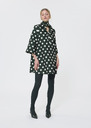 Robe Ross green with heart print Cactus, Garnet, Green, Lemon yellow, Night TARA JARMON