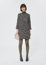 Rivanna Dress green with mini heart print Vert anglais TARA JARMON
