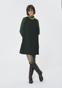 Rosabel dress green flannel Gray grey, Vert anglais TARA JARMON