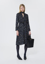 Rufus Dress midnight blue floral print Night TARA JARMON