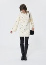 Romann sweater dress ecru wool with a cashmere feel Off-white TARA JARMON