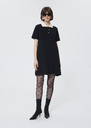 Ruiz sweater dress black mesh Black TARA JARMON