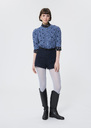 Sam shorts midnight blue iridescent tweed Night TARA JARMON