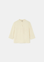 Titouan top ecru crepe Night, Off-white TARA JARMON