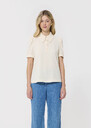 Tonino top ecru crepe Black, Lemon yellow, Off-white TARA JARMON